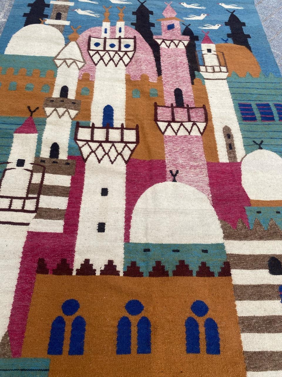 Bobyrug’s Wonderful vintage Egyptian Tapestry For Sale 6