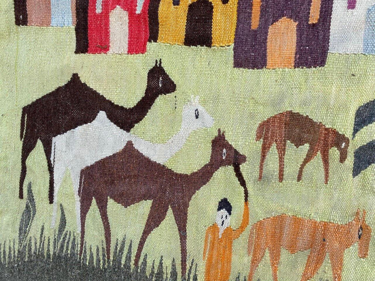 antique egyptian tapestry