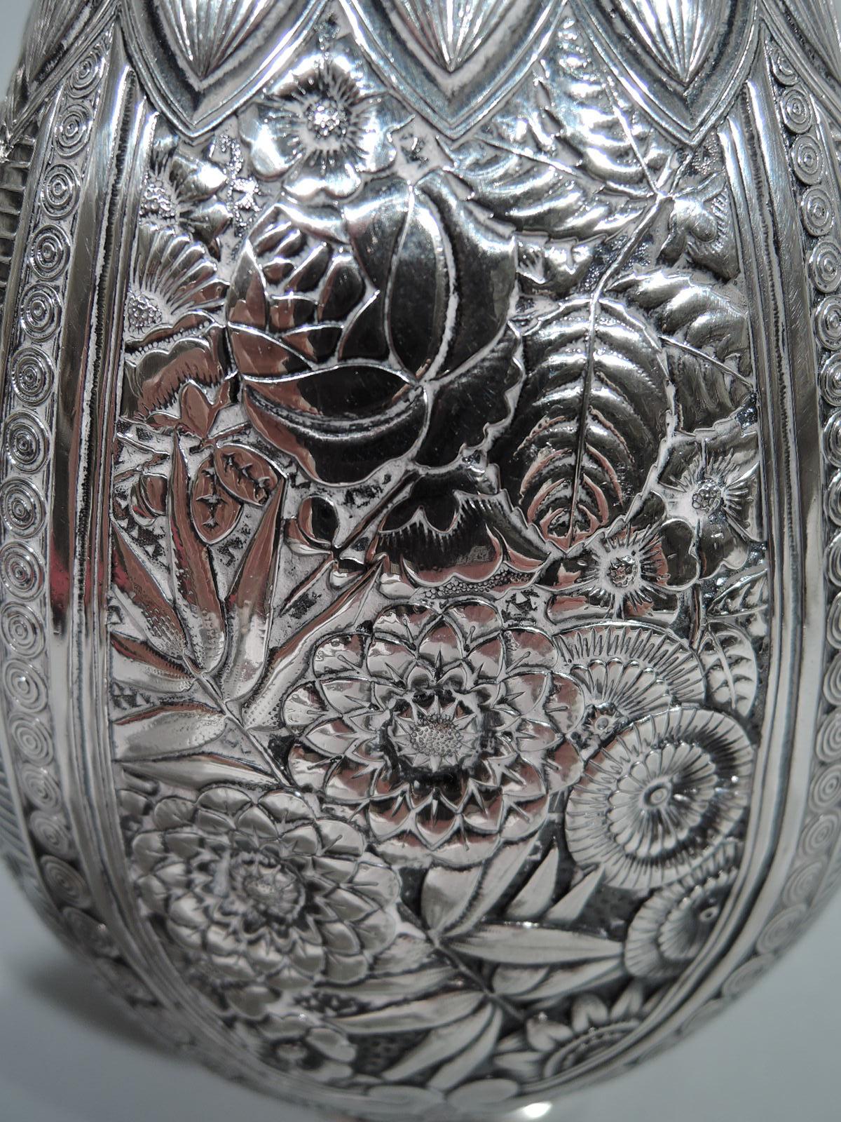 Wonderful Exotic Sterling Silver Turkish Coffeepot by Gorham 2