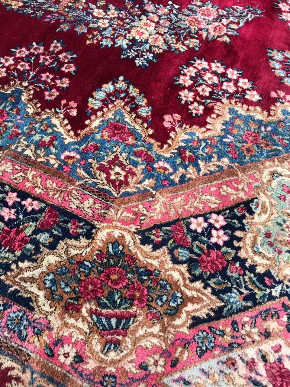 Wonderful extremely Fine and Large Kirman style rug For Sale 3