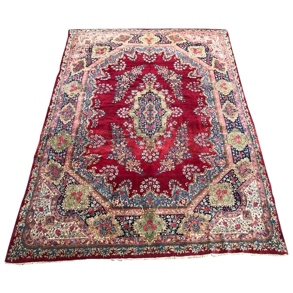 Wonderful extremely Fine and Large Kirman style rug For Sale