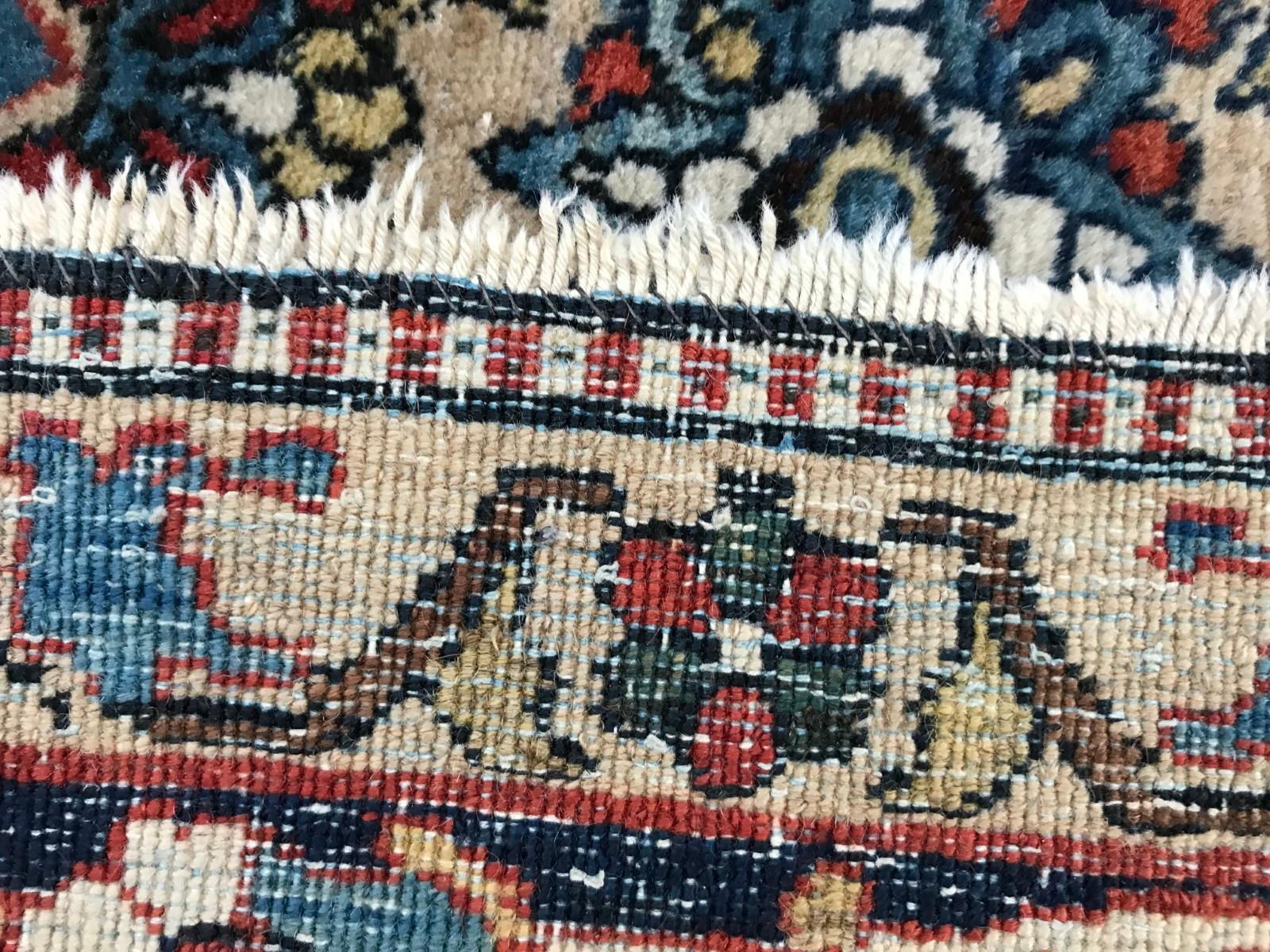 Bobyrug’s Wonderful Fine Antique Ispahan Rug For Sale 7