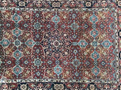 Bobyrug’s Wonderful Fine Antique Ispahan Rug