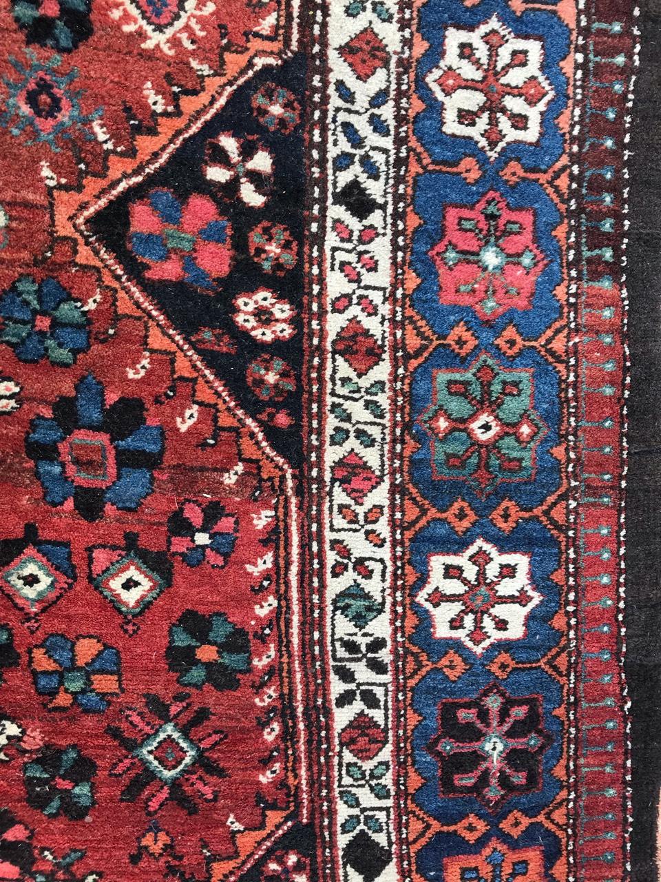 Bobyrug’s Wonderful Fine Antique Kurdish Malayer Large Runner For Sale 6