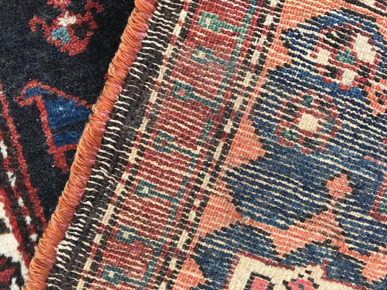 Bobyrug’s Wonderful Fine Antique Kurdish Malayer Large Runner For Sale 12