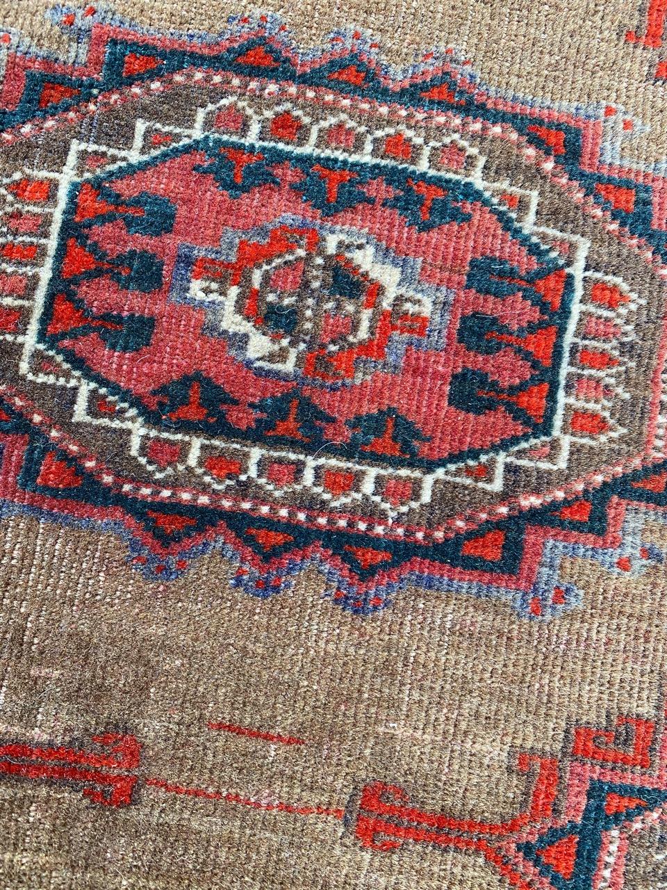 Magnifique tapis turkmène ancien de grande taille en vente 8