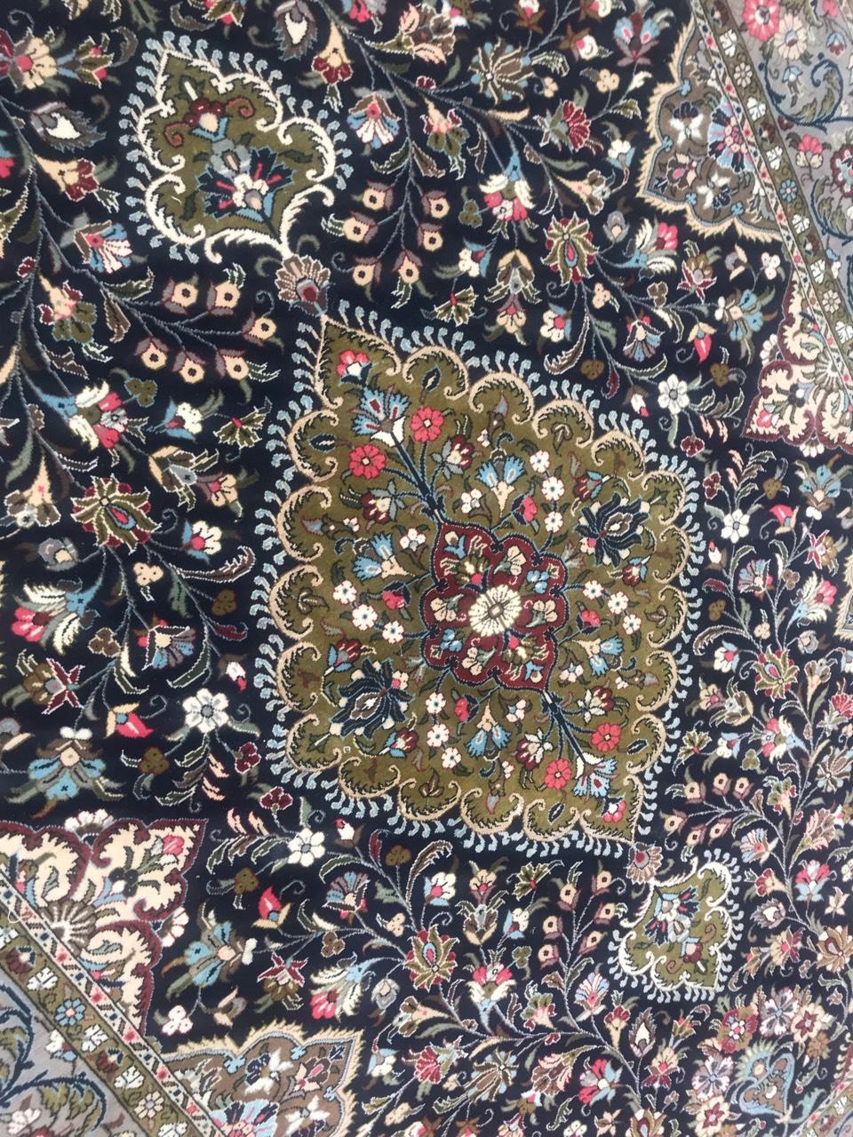 Hand-Knotted Bobyrug’s Wonderful Fine Bijar Rug For Sale