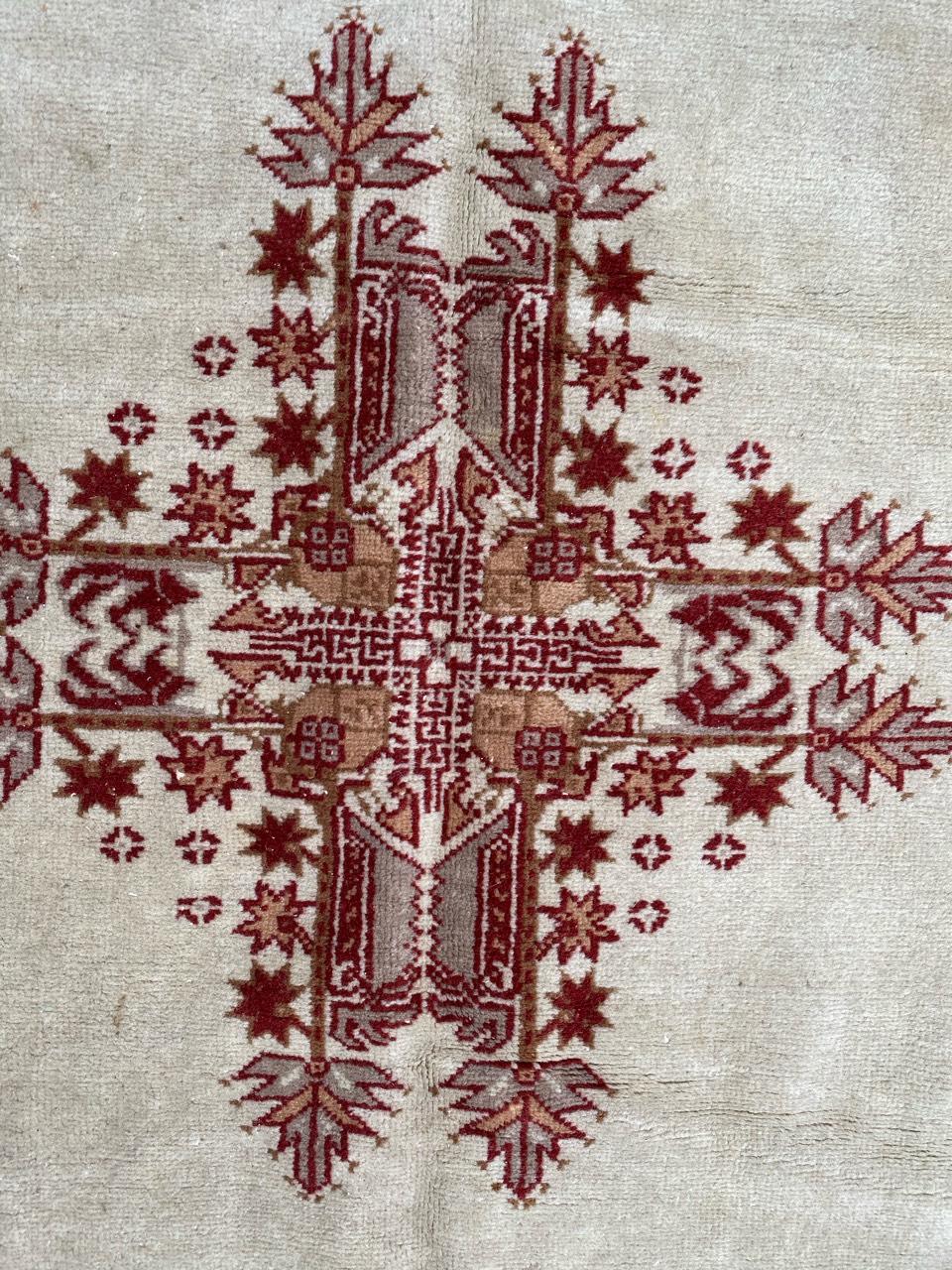 Hand-Knotted Wonderful Fine North African Vintage Rug