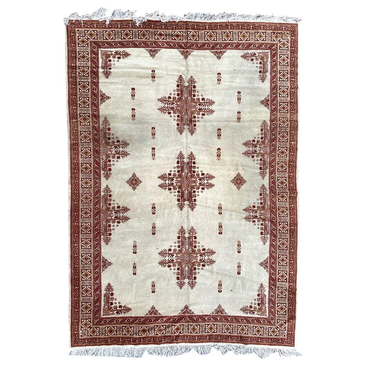 Bobyrug’s Wonderful Fine North African Vintage Rug