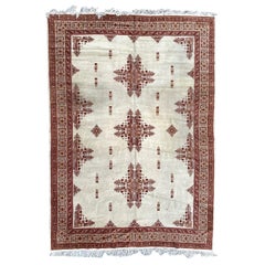 Bobyrug’s Wonderful Fine North African Retro Rug