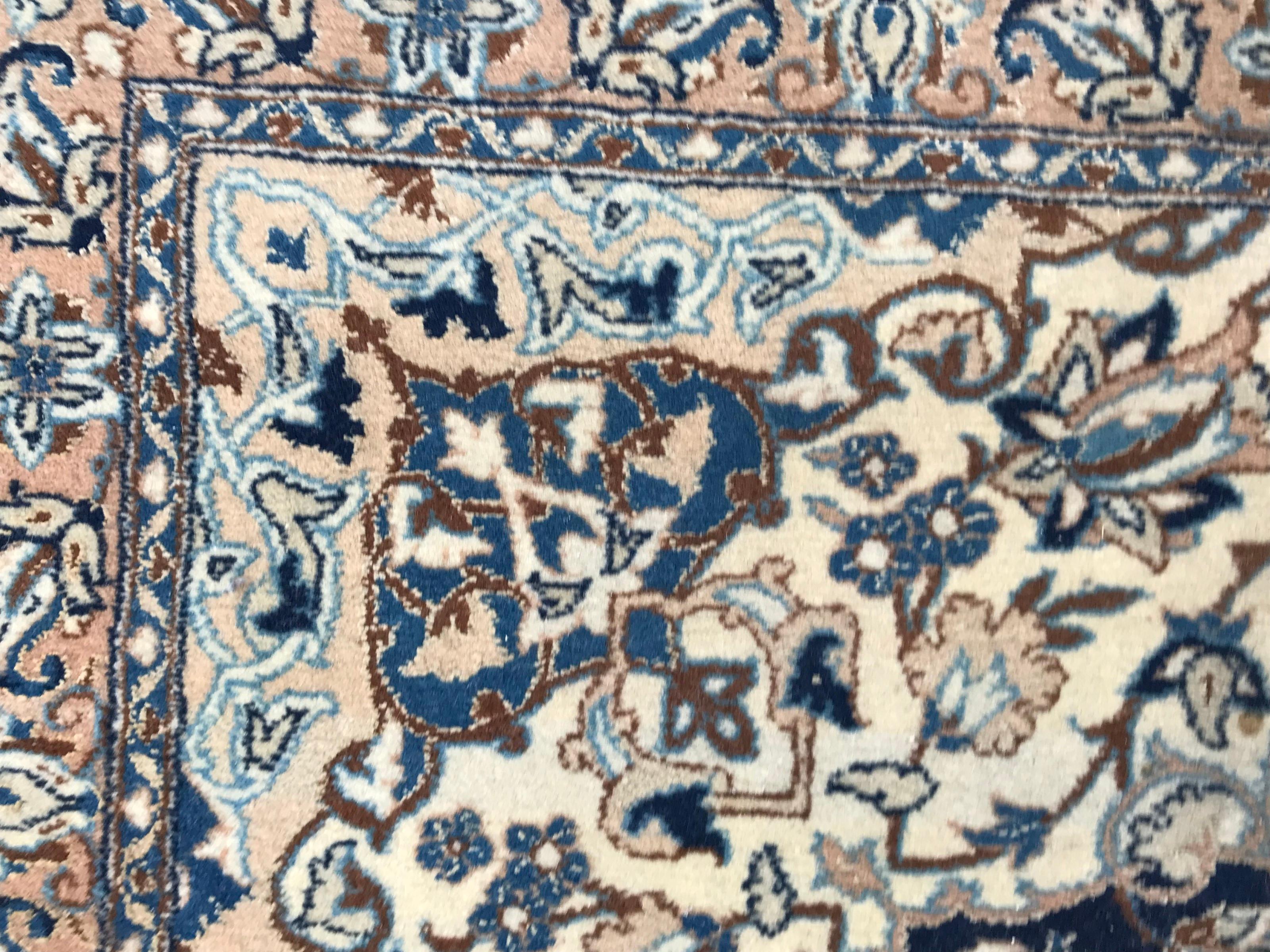 Central Asian Wonderful Fine Vintage Nain Rug For Sale