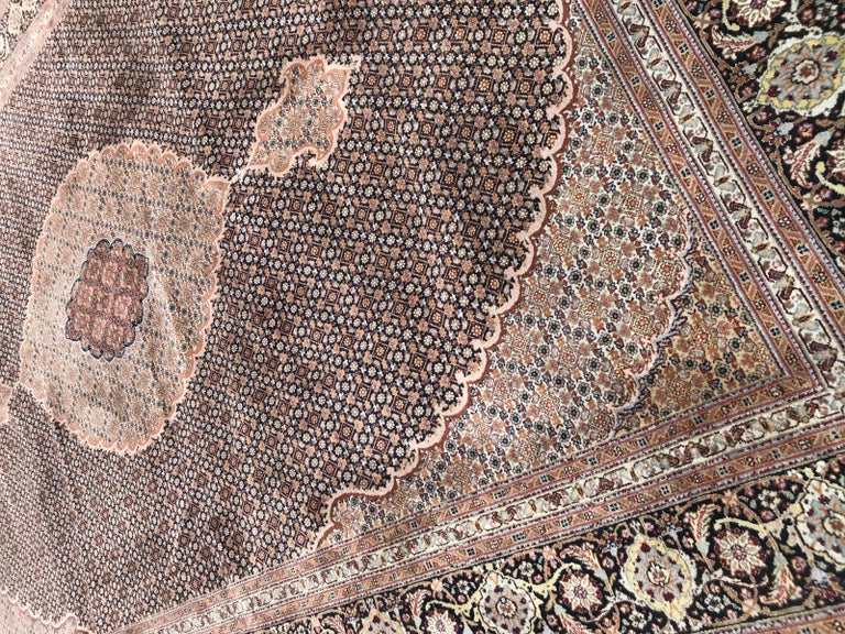 Wonderful Fine Vintage Tabriz Style Rug For Sale at 1stdibs