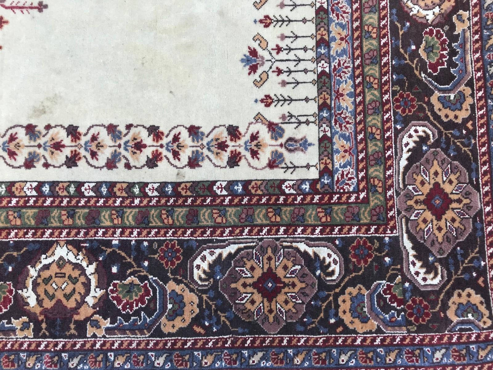 Islamic Wonderful Fine Vintage Turkish Panderma Prayer Rug For Sale
