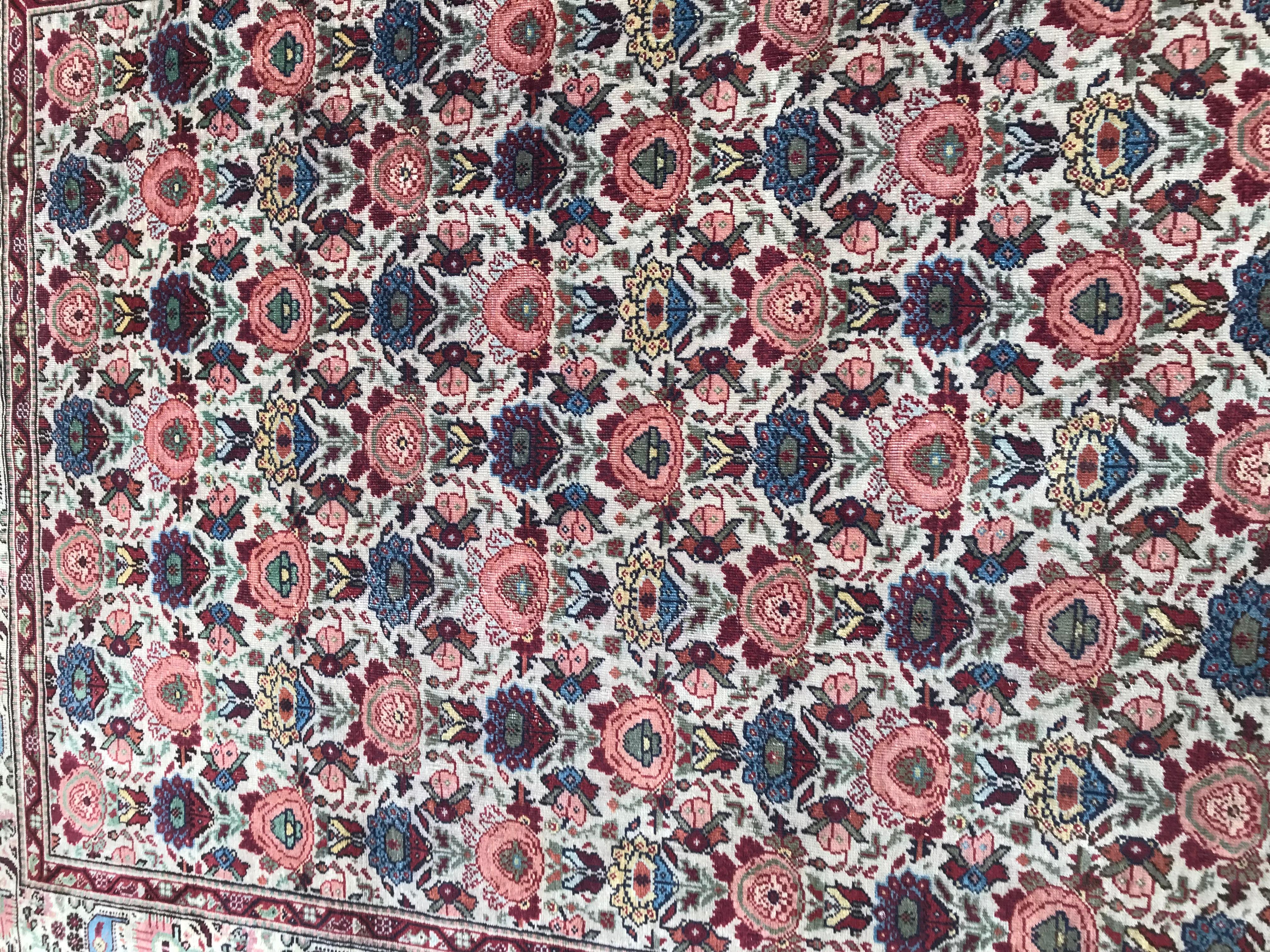 Malayer Bobyrug’s Wonderful Fine Vintage Turkish Sivas Rug For Sale