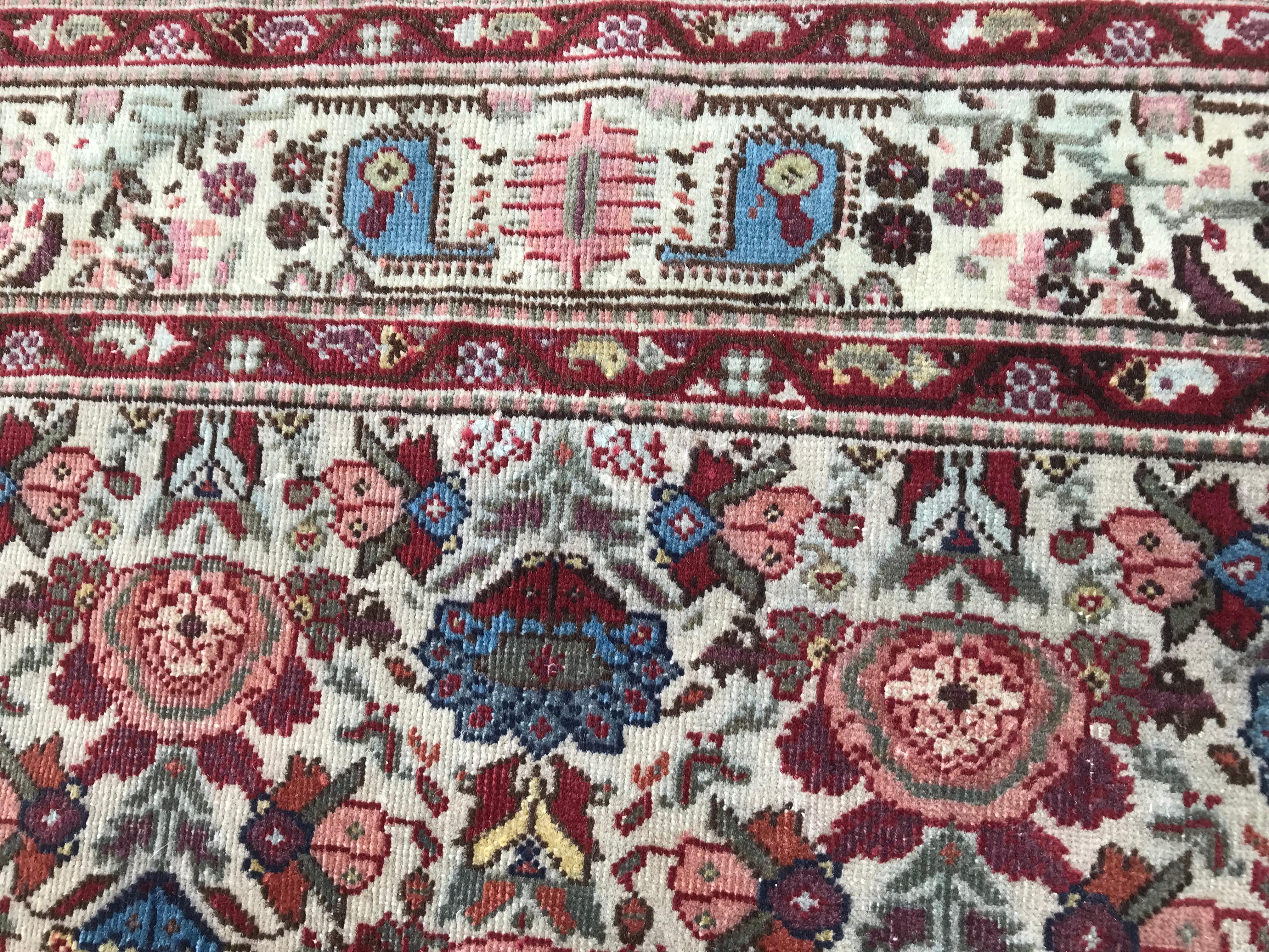 Wonderful Fine Vintage Turkish Sivas Rug 1