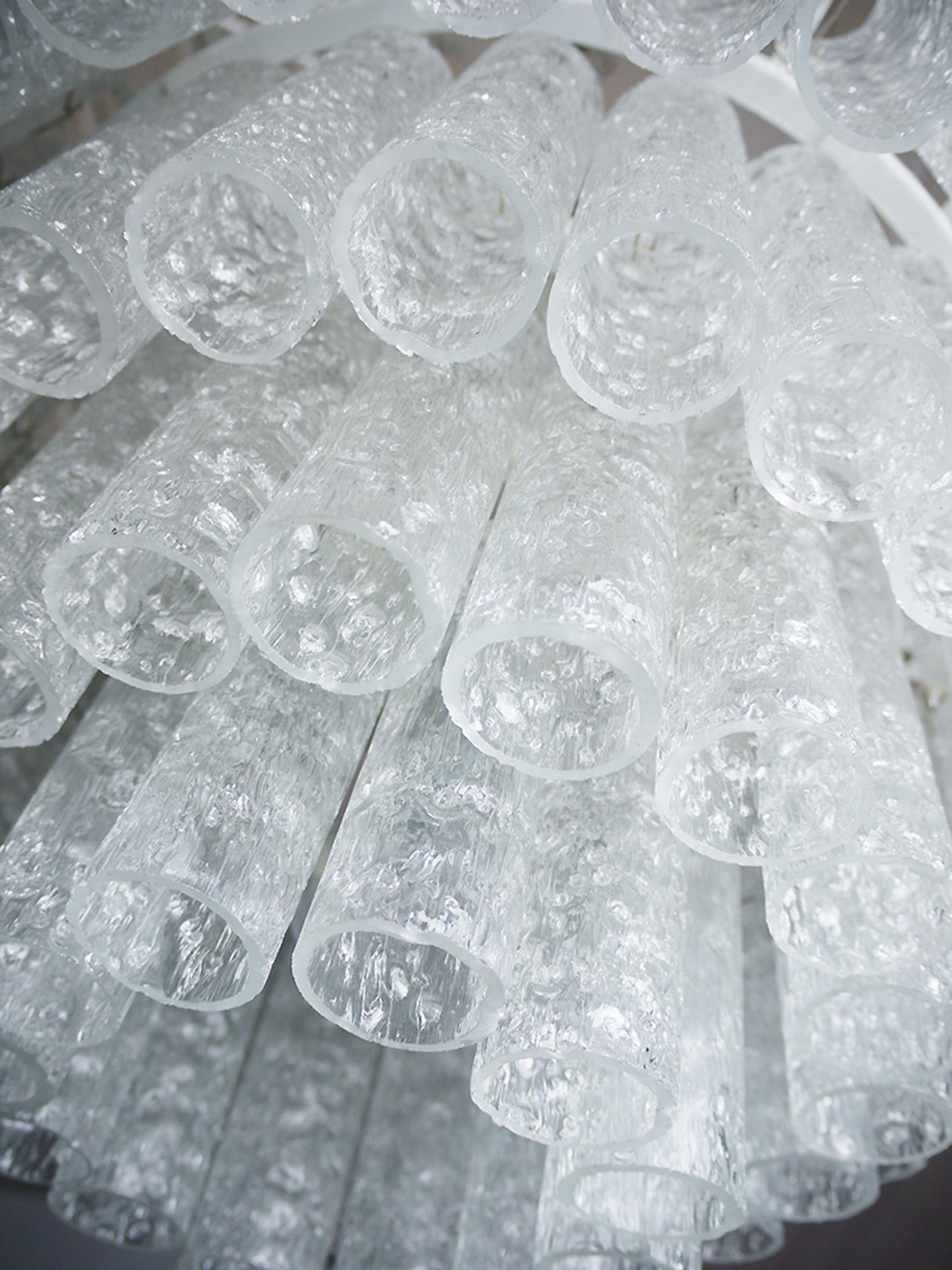 1 de 3 tubes en verre de Murano à glace encastrés à quatre niveaux Doria 20 pouces, années 1960 Bon état - En vente à Niederdorfelden, Hessen