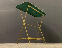 Wonderful Fornasetti "Strumenti Musicali" Tray with Original Brass Stand