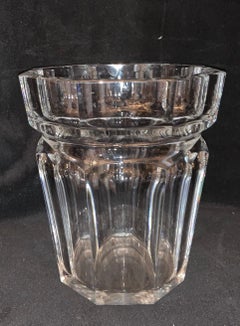 Wonderful French Baccarat Crystal Champagne Ice Bucket Large Vase Centrepiece