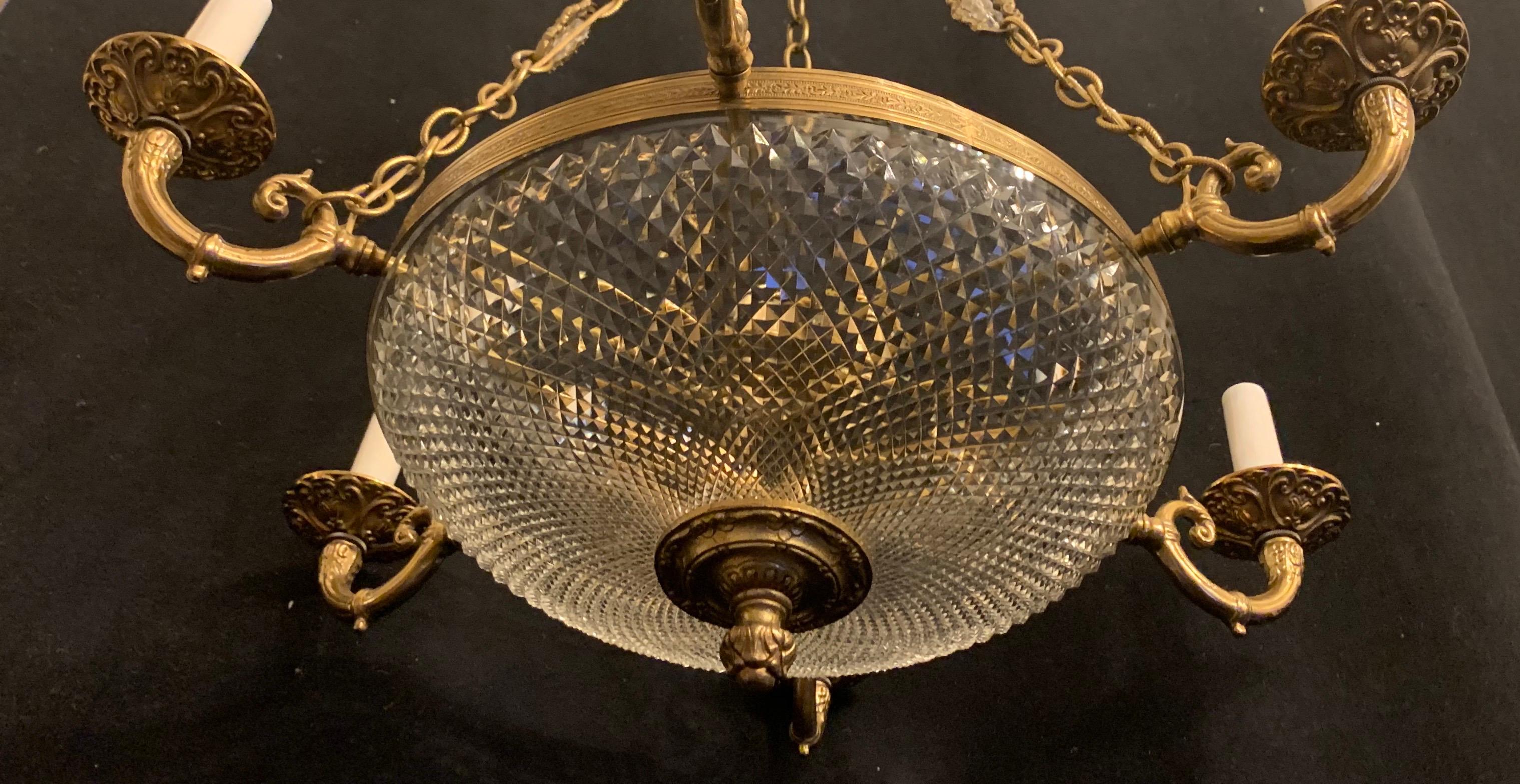 crystal bowl chandelier