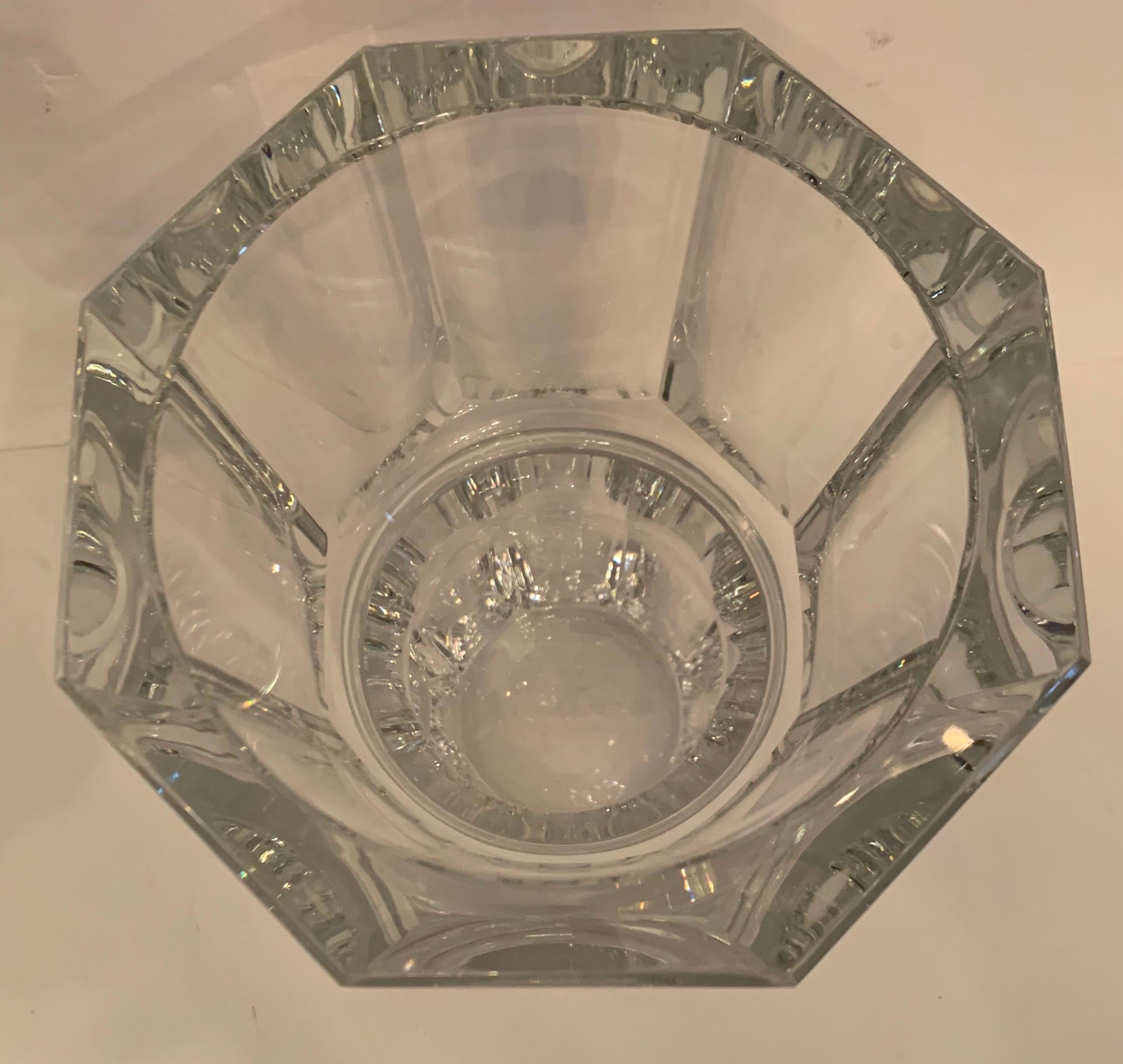 Wonderful French Cut Crystal Baccarat Edith MidCentury Modern Panel