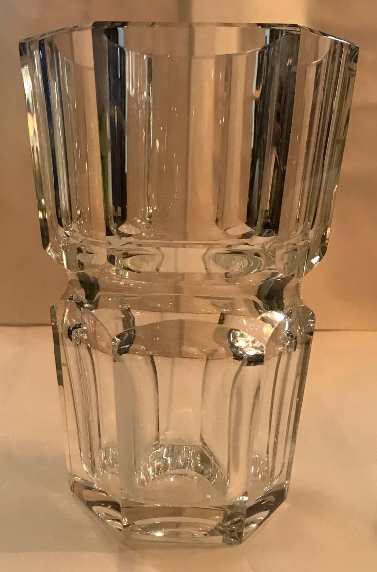 Wonderful French Cut Crystal Baccarat Edith MidCentury Modern Panel