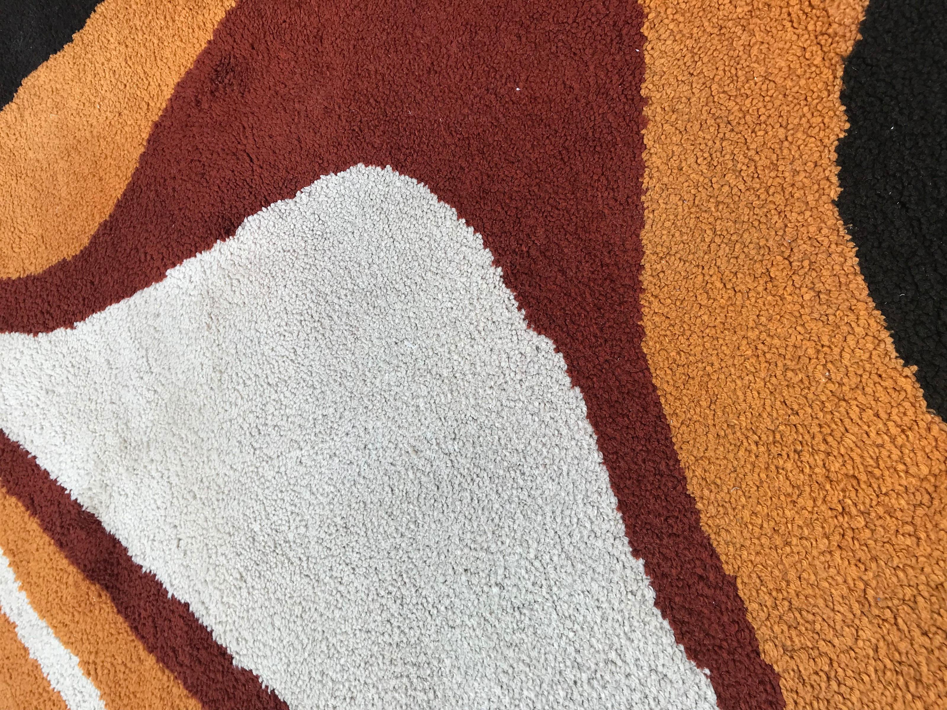 Französischer handgeknüpfter Art-Déco-Teppich, wunderschön im Zustand „Gut“ im Angebot in Saint Ouen, FR