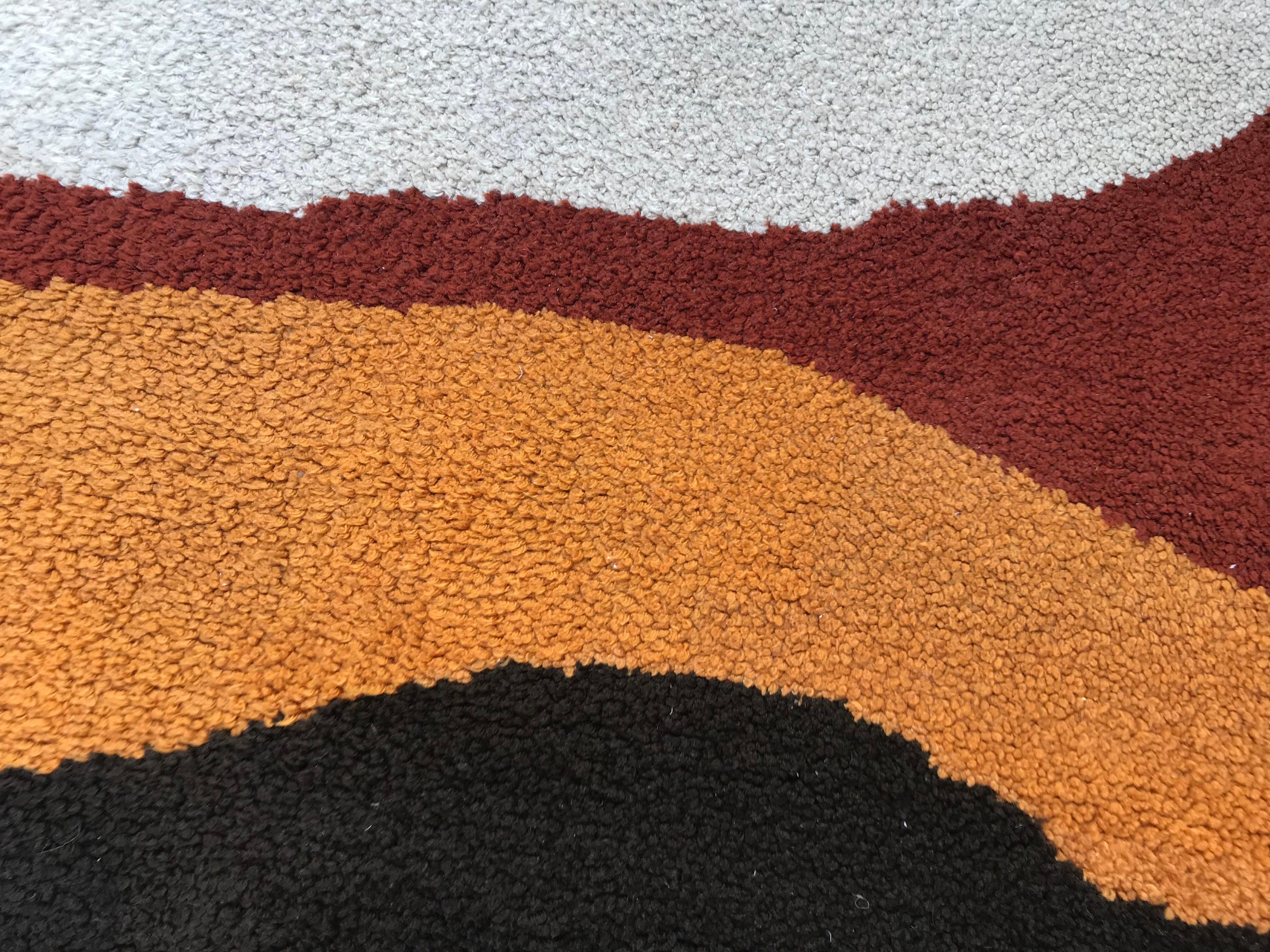 Französischer handgeknüpfter Art-Déco-Teppich, wunderschön im Angebot 2