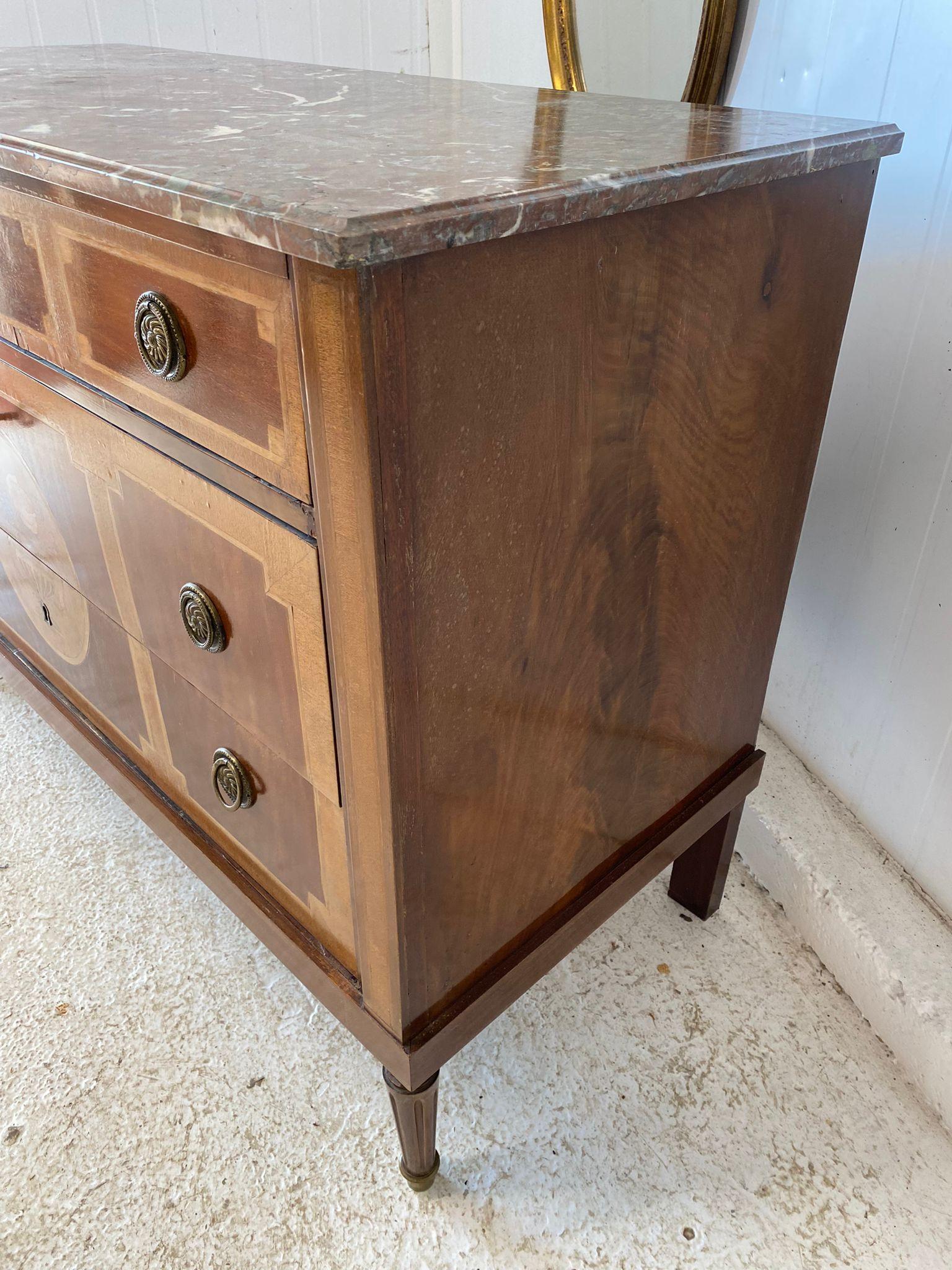 Wonderful French Louis XVI Commode Chest of Drawers 1