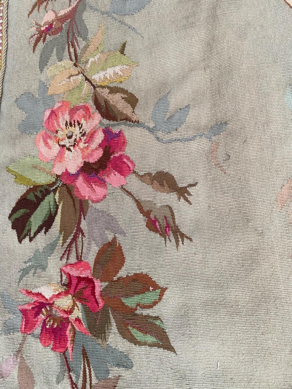 Bobyrug's Wonderful French Valance Aubusson Tapestry (Tapisserie d'Aubusson) en vente 3