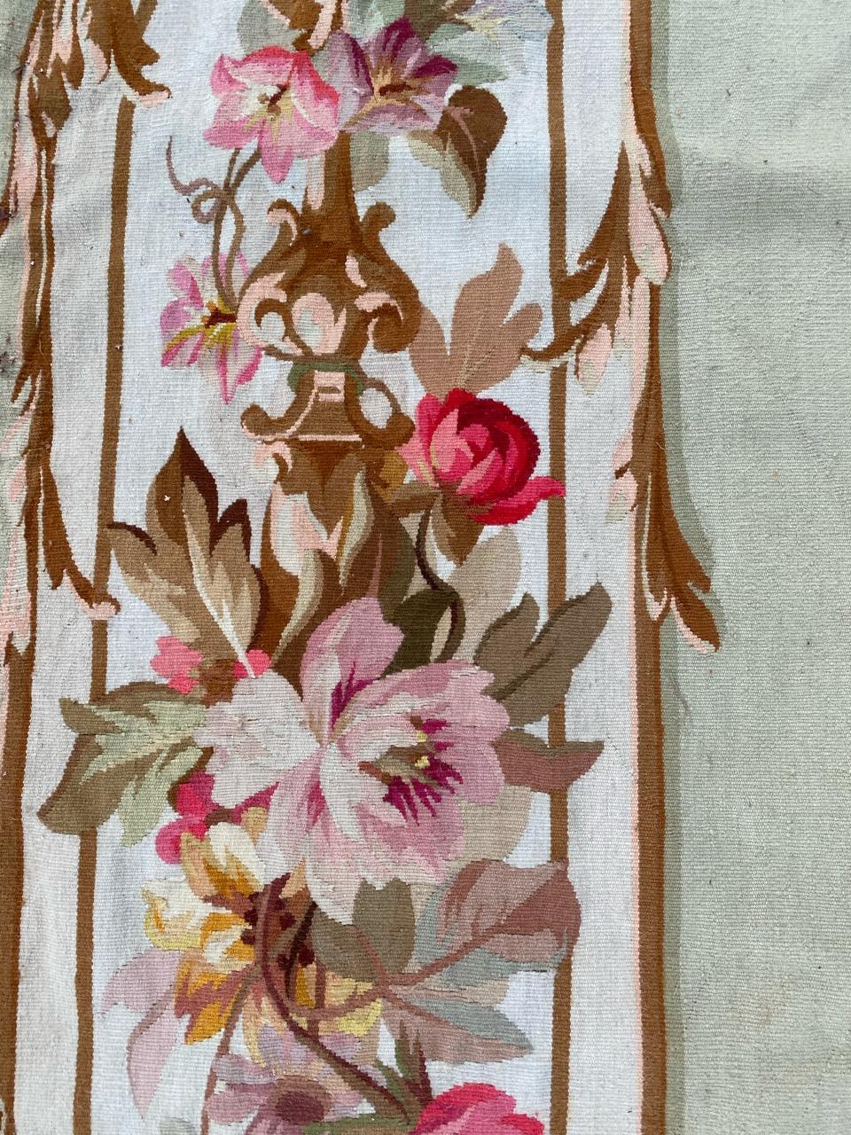 Bobyrug’s Wonderful French Valance Aubusson Tapestry For Sale 4