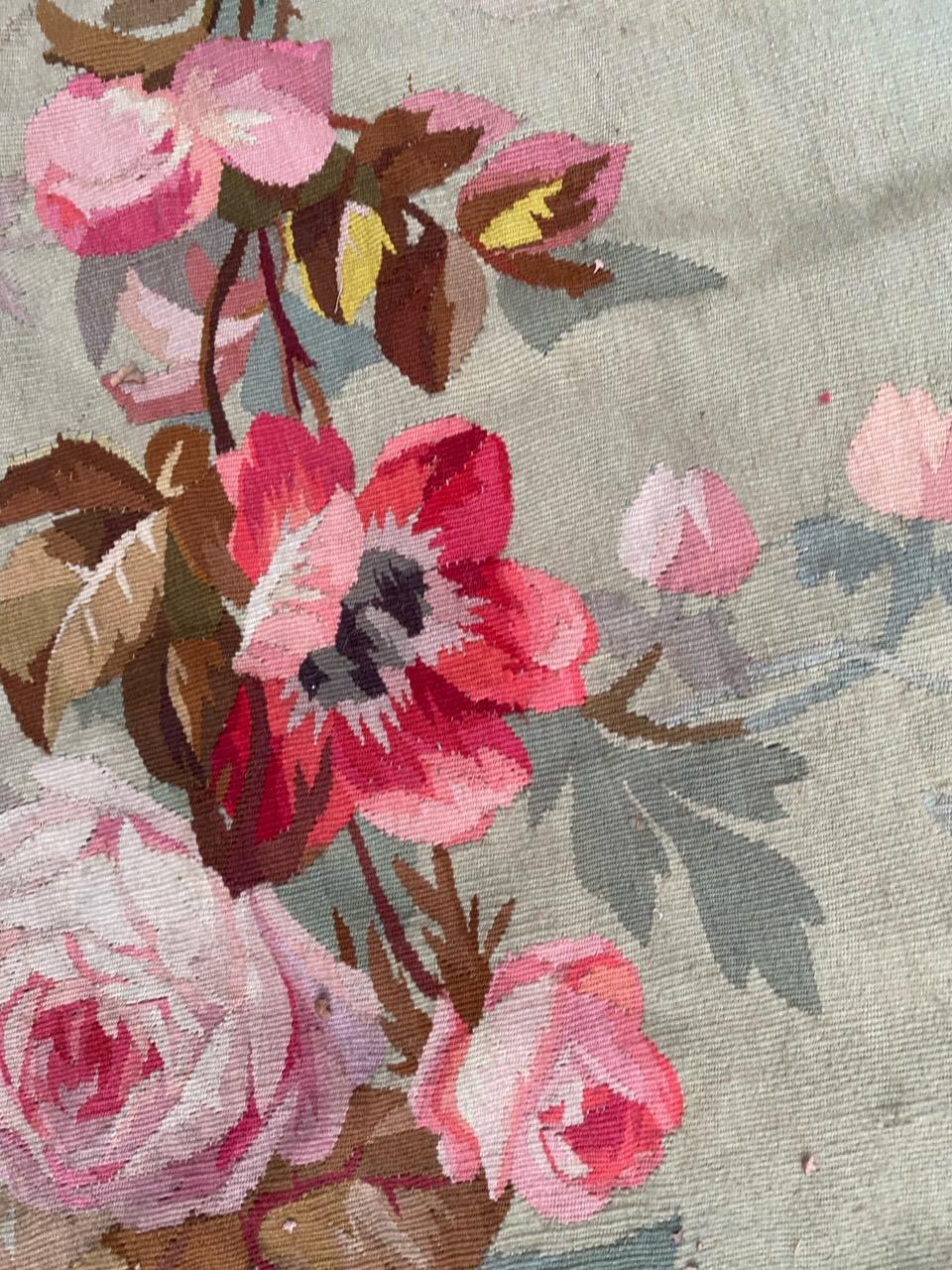 Wonderful French Valance Aubusson Tapestry 5