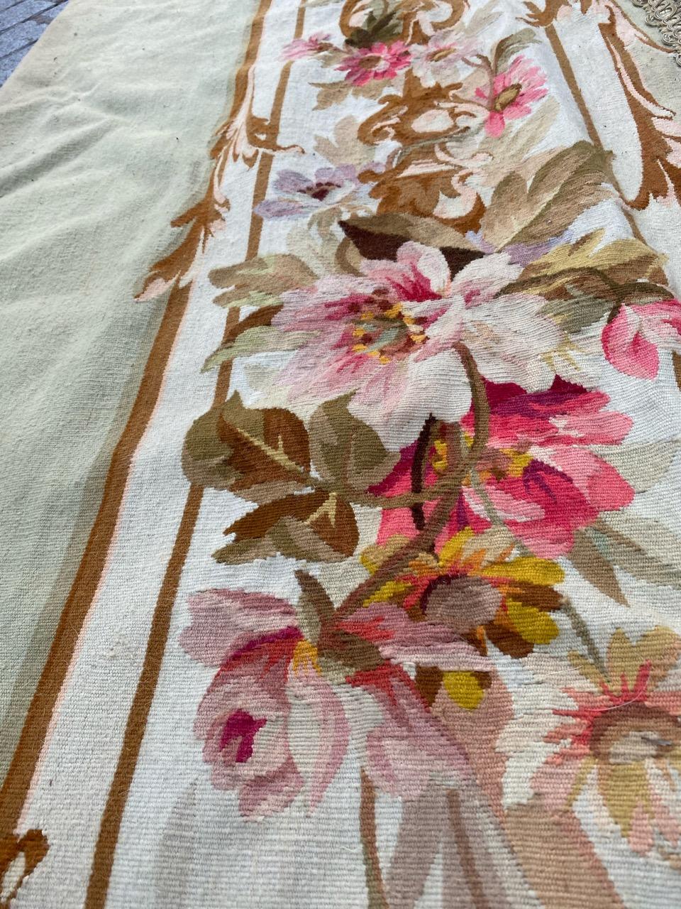 Wonderful French Valance Aubusson Tapestry 8
