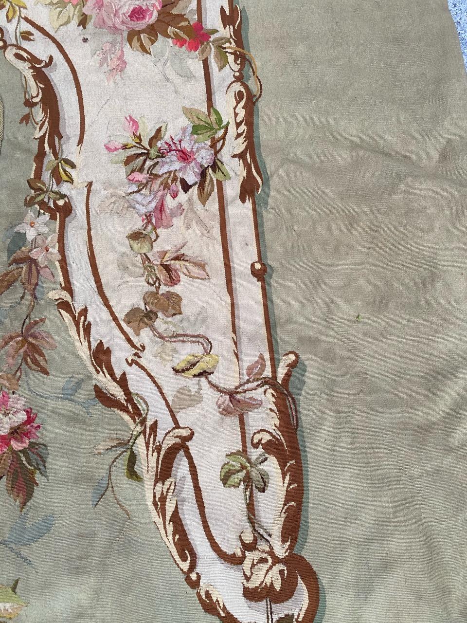 Bobyrug's Wonderful French Valance Aubusson Tapestry (Tapisserie d'Aubusson) en vente 1