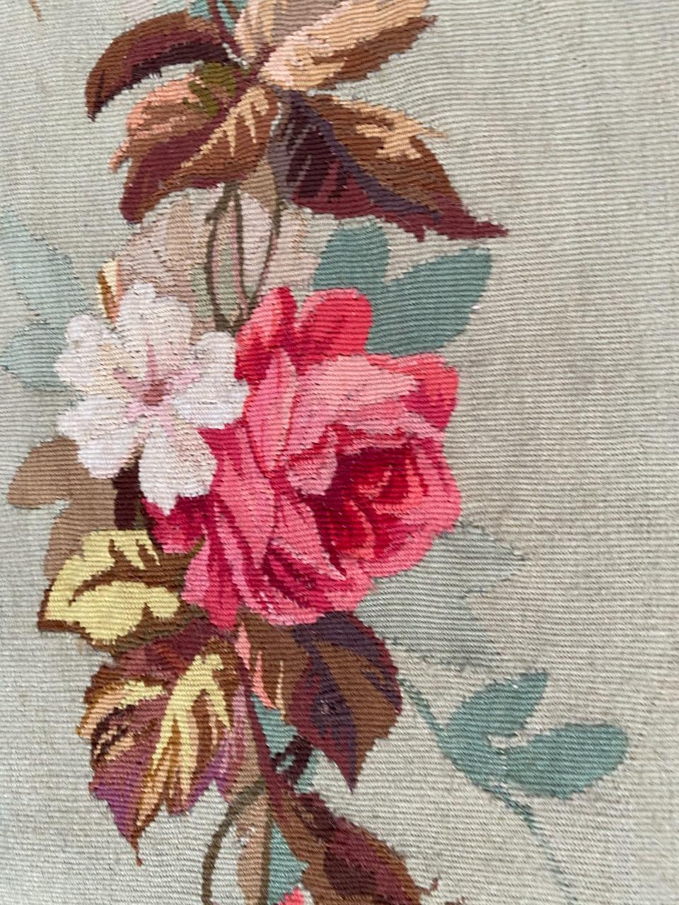 Wonderful French Valance Aubusson Tapestry 3
