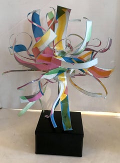 Wonderful Fun Mid-Century Modern Dorothy Gillespie Starburst Metal Art Sculpture