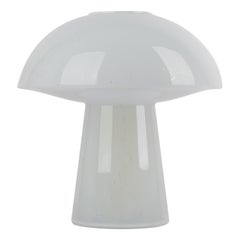Wonderful Glass Mushroom Table Lamp by Limburg, Germany, 1970s