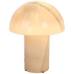 Wonderful Glass Mushroom Table Lamp by Peill & Putzler, Germany, 1970