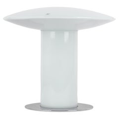1 of 2 Meravigliosa lampada da tavolo a fungo in vetro di Peill & Putzler, Germania, anni '70