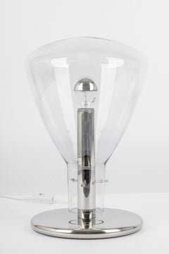 Wonderful Glass Table Lamp designed by Temde, Switzerland, 1970s