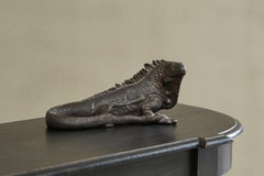 Wonderful Glazed Studio Pottery Iguana 1960s