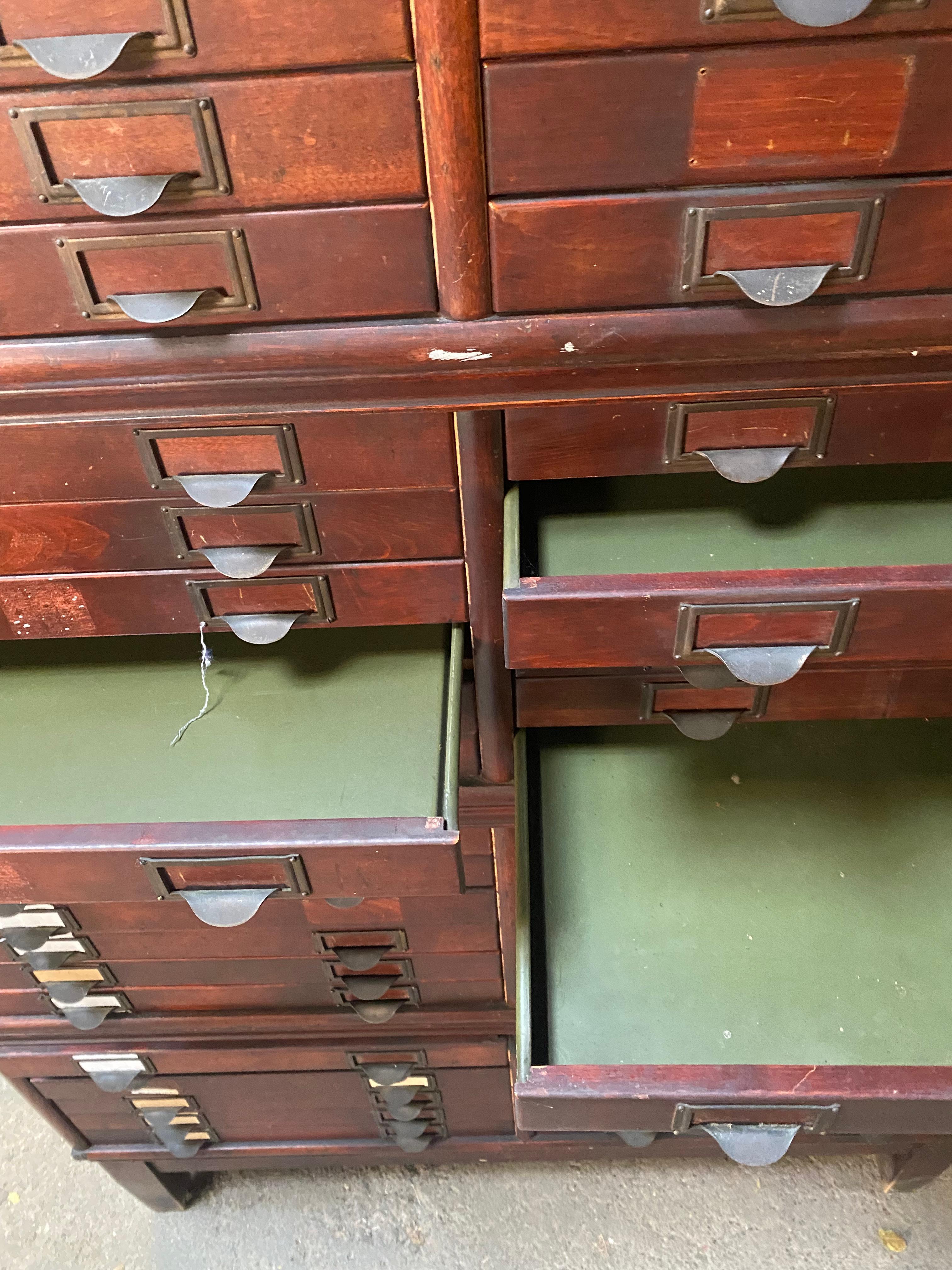map drawer cabinet