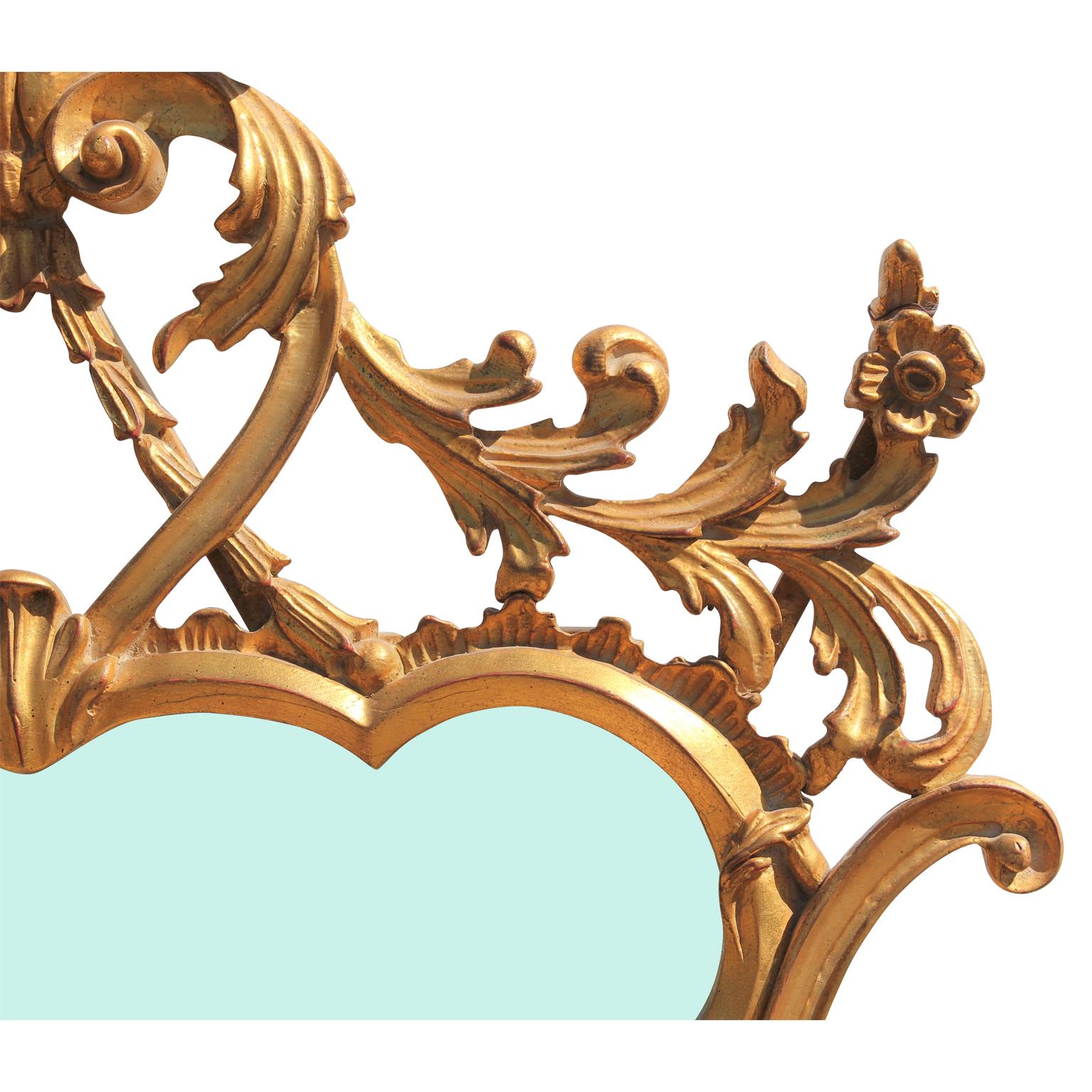 Unknown Wonderful Gold Louis Style French Ornate Mirror