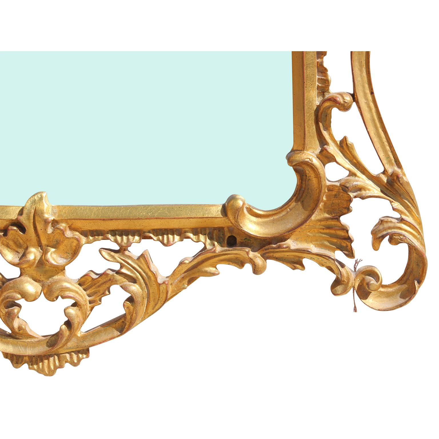 Gold Leaf Wonderful Gold Louis Style French Ornate Mirror
