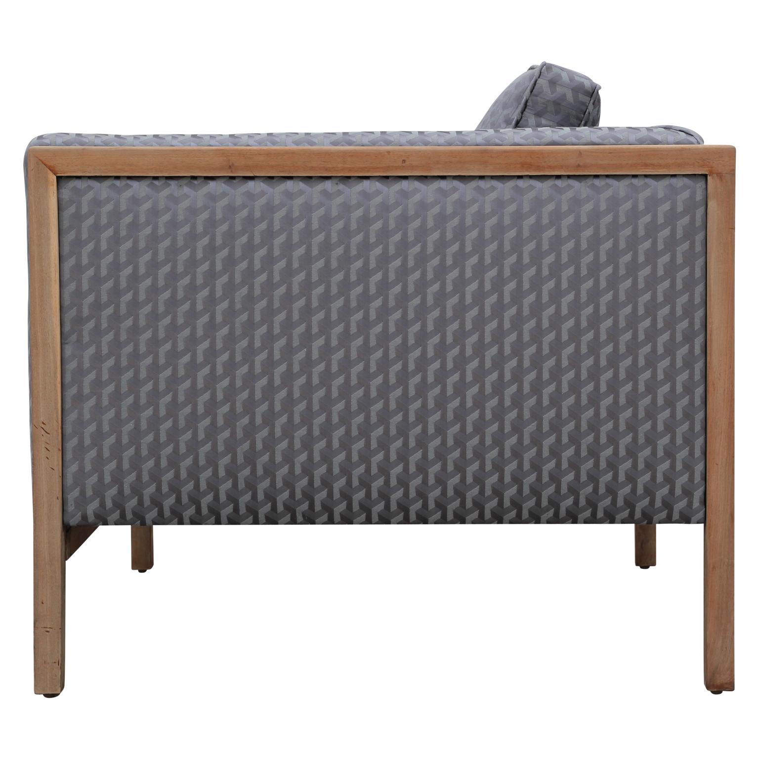 American Wonderful Grey Modern Geometric Modern Club / Lounge Chairs by Stow Davis