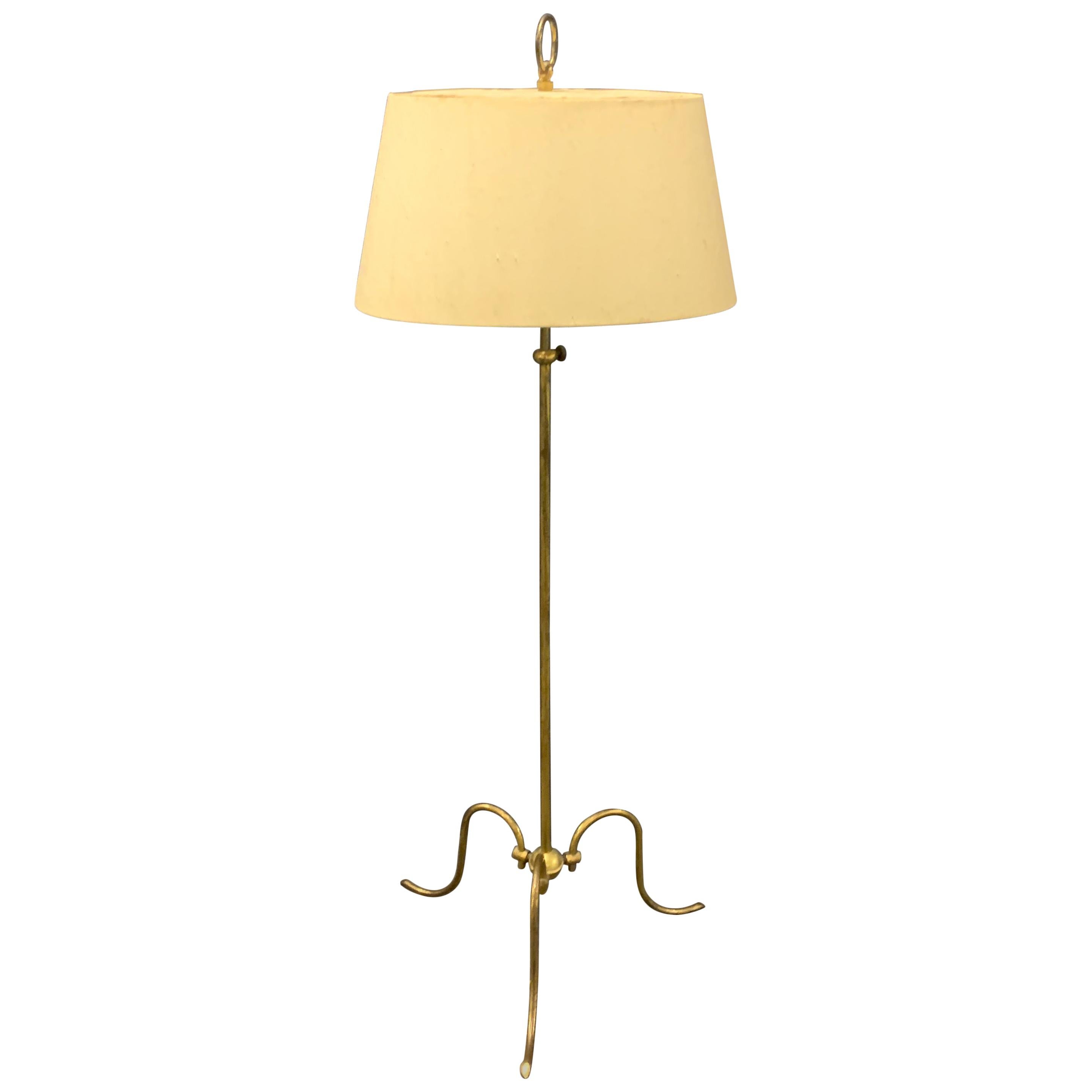 Wonderful High Adjustable Reading and Floor Lamp For Sale