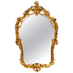 Wonderful Huge Italian Antique Wall Mirror from the 1950s