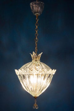 Wonderful Italian Art Deco Lantern by Barovier&Toso, 1940