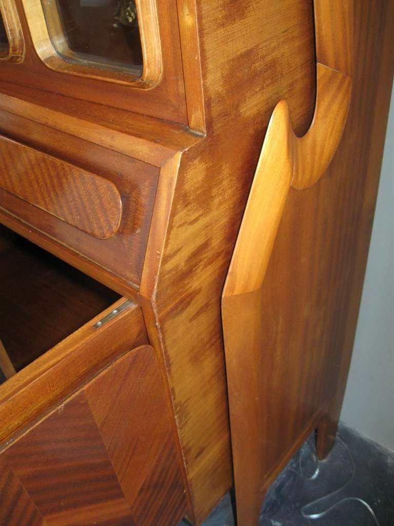 Wood Wonderful Italian Vitrine Cabinet For Sale