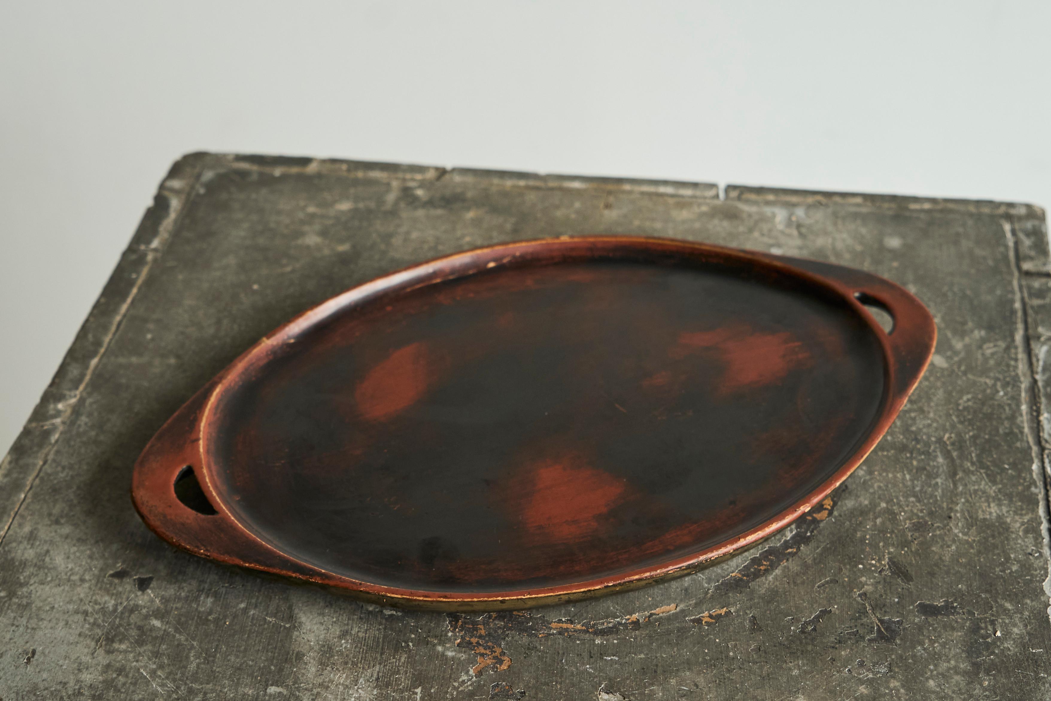 Hand-Crafted Wonderful Japanese Tray in Wood Early 20th Century For Sale