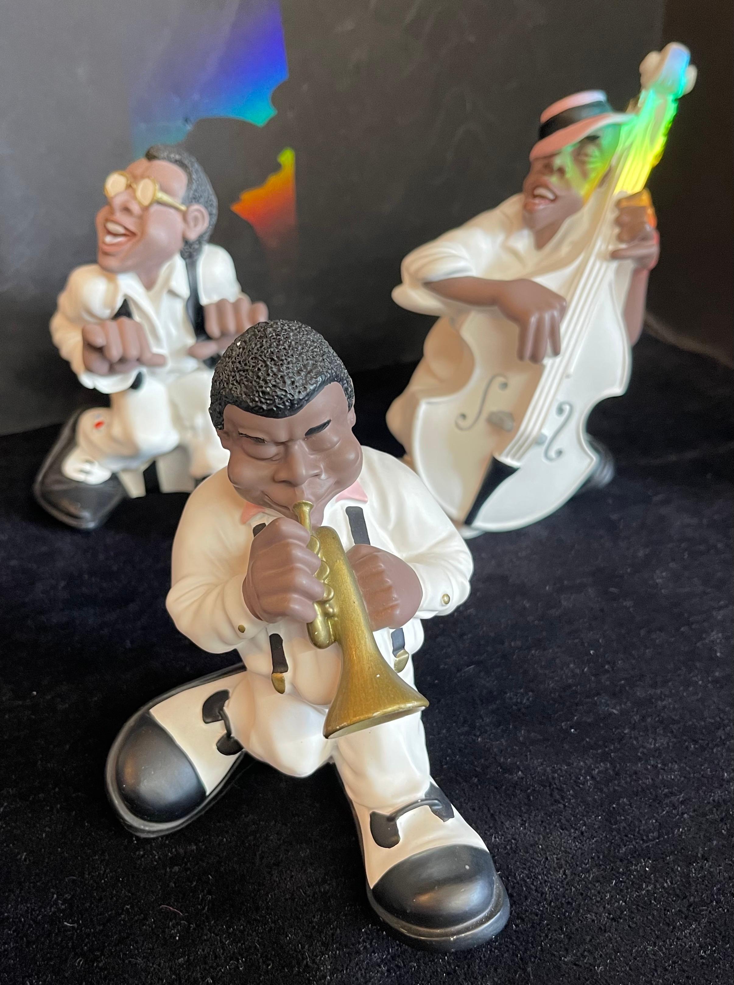 italien Merveilleuse figurine d'ensemble Jazz Soul Blues Antartidee Dixieland faite à la main Italie en vente